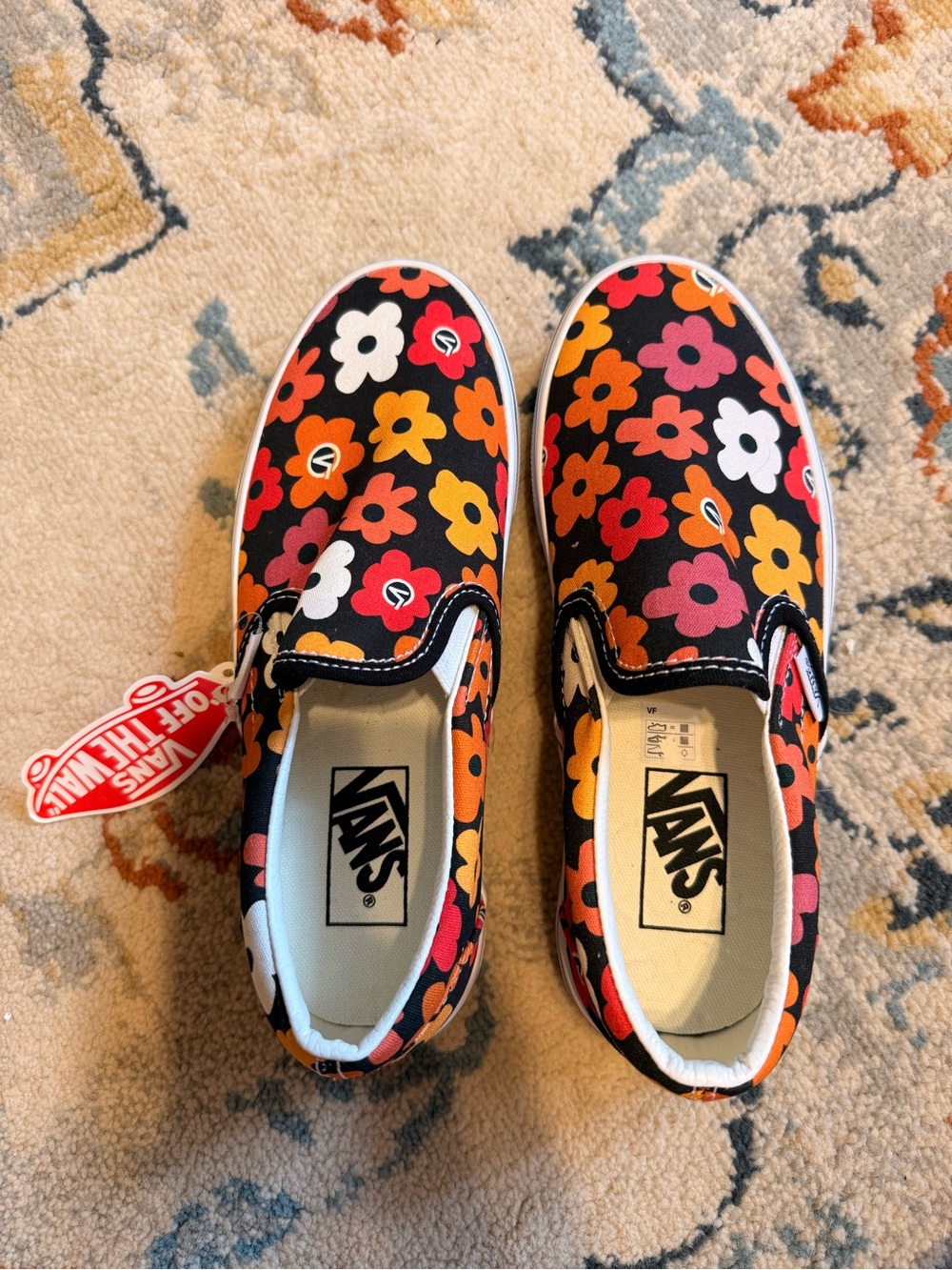 VANS Classic Project X Slip On Retro Floral Sneakers